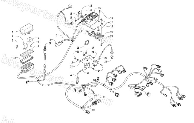 WIRING HARNESS ASSEMBLY diagram