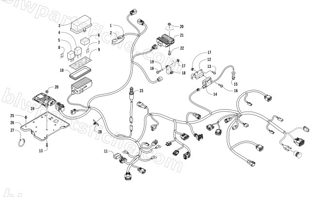 WIRING HARNESS ASSEMBLY diagram