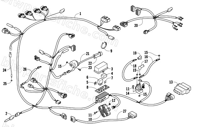 WIRING HARNESS ASSEMBLY diagram