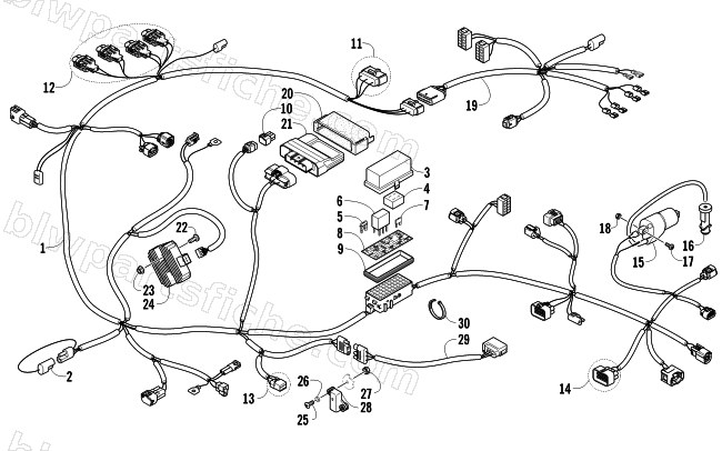 WIRING HARNESS ASSEMBLY diagram