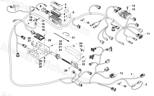 WIRING HARNESS ASSEMBLY diagram