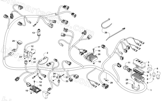 WIRING HARNESS ASSEMBLY diagram