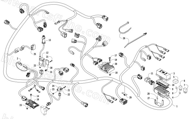 WIRING HARNESS ASSEMBLY diagram