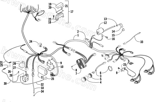 WIRING HARNESS ASSEMBLY diagram