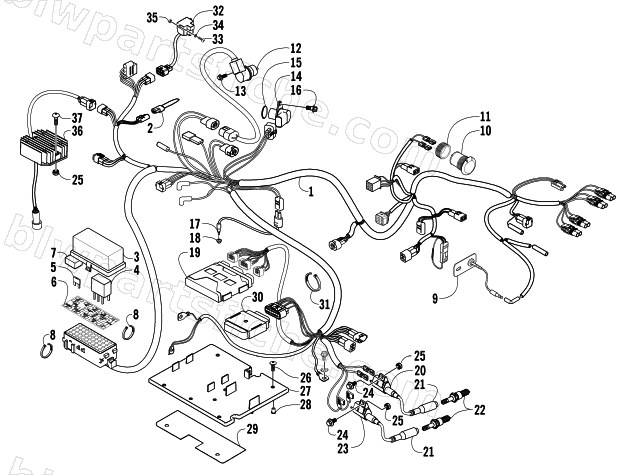 WIRING HARNESS ASSEMBLY diagram