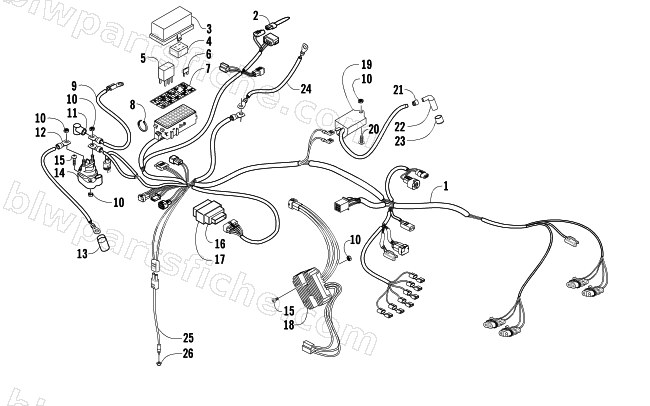 WIRING HARNESS ASSEMBLY diagram