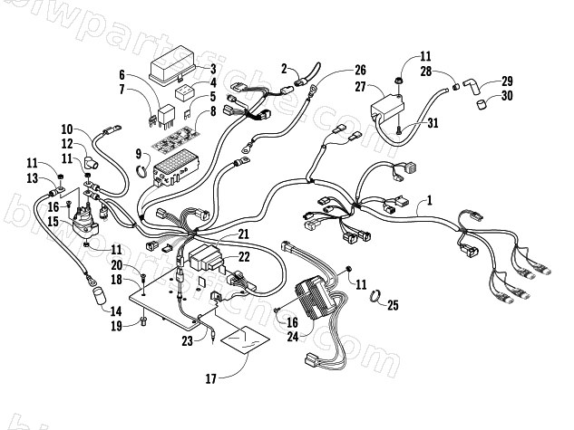 WIRING HARNESS ASSEMBLY diagram